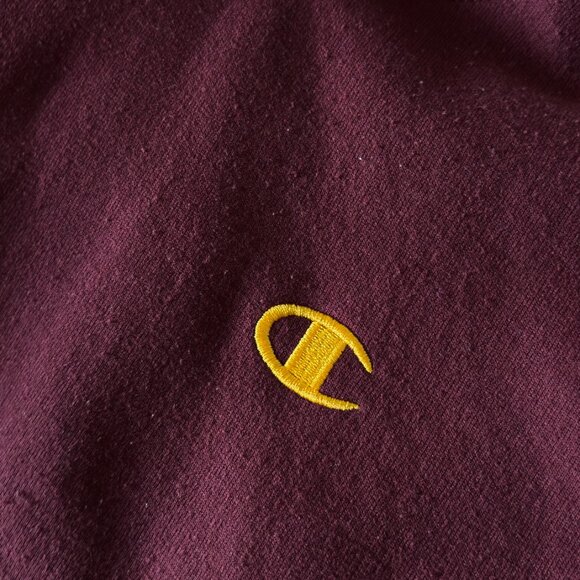 Champion Women's Powerblend Pullover Hoodie - Maroon - Size Small - Picture 3 of 8